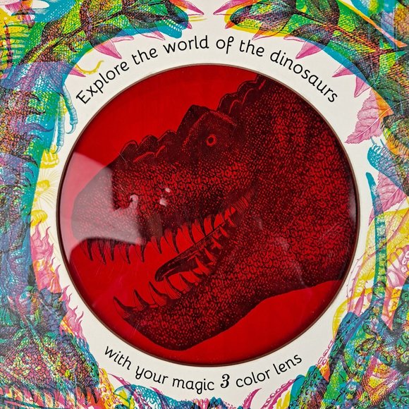 Illumisaurus Explore the World of Dinosaurs Hardcover Book w/color lens - Picture 6 of 12
